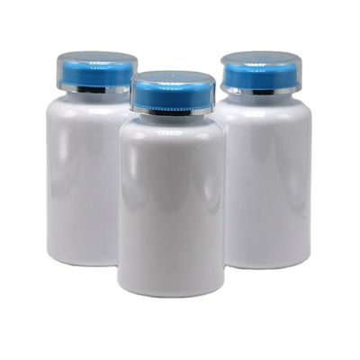 Botella de plástico blanca para el contenedor de medicamentos