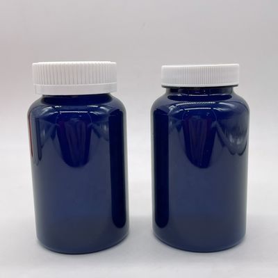 Etiquetas de color personalizadas pegatinas PET plástico 225ml 7.5oz contenedor de medicamentos con tapa
