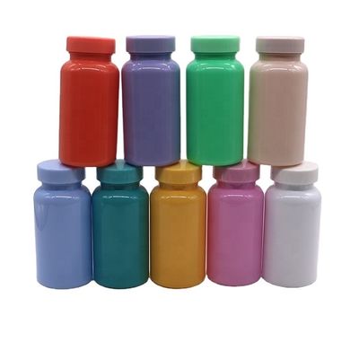 Botella de PET personalizada de 150 ml/5 oz para tabletas/cápsulas/polvo/píldoras y tapa de relieve