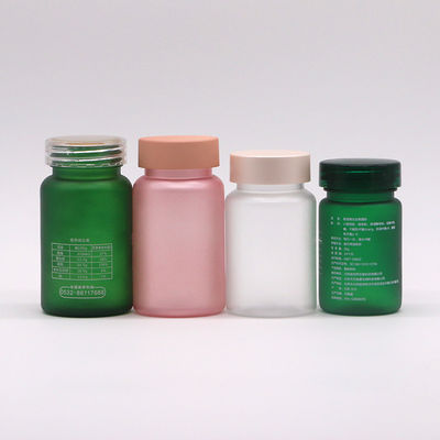 PET Beauty Matte 70/100/150/200ML/CC Botella de suplemento de salud para la nutrición dietética