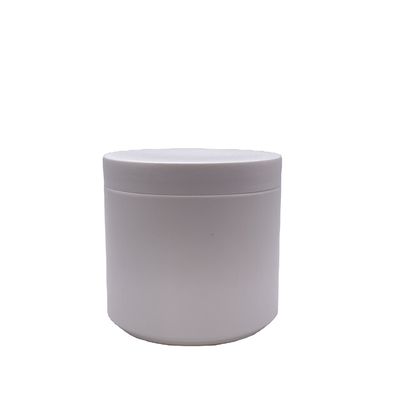 A prueba de UV 350 ml de material HDPE Jar de plástico para crema cosmética Logotipo personalizable blanco