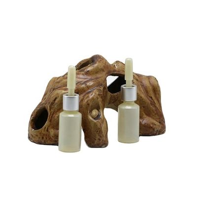 Material base PET Botella de goteo de 8 ml con tapa de goteo personalizada y acabado helado