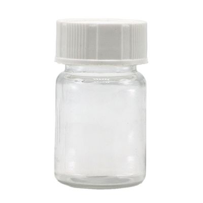 Botella de plástico PET de forma redonda de 15 ml para el almacenamiento de suplementos medicinales