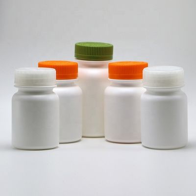 225 ml redondo 7.5 onzas de plástico HDPE Contenedor de medicamentos Suplemento Portador de botellas Capa de engranaje