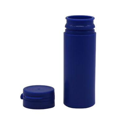 Tipo de sellado de arranque Botella de plástico PE congelada de 50 ml para almacenamiento de cápsulas de píldoras de suplemento