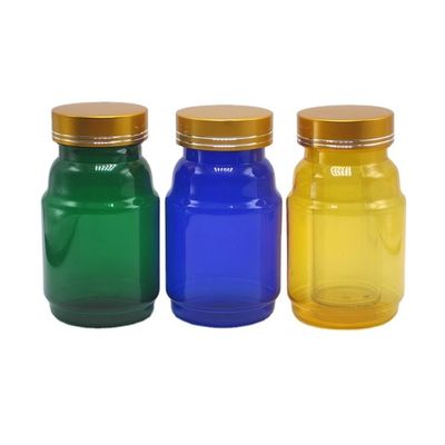 Capaz para niños Contenedores de píldoras PET para farmacias Almacenamiento de cápsulas de píldoras de 250 ml