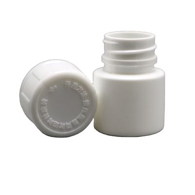Botella de plástico HDPE de 15 mm para soluciones de almacenamiento farmacéutico de pequeña capacidad