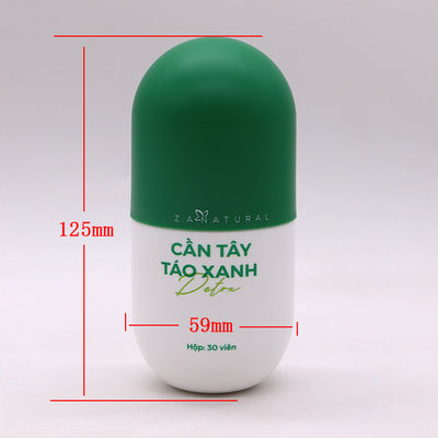 Material del cuello cápsula de HDPE 6 oz botellas de plástico mate vacías con tapa de tornillo