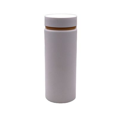 Botella de pastillas de plástico HDPE de 250 ml con dos capas de HDPE de color personalizado de dos capas