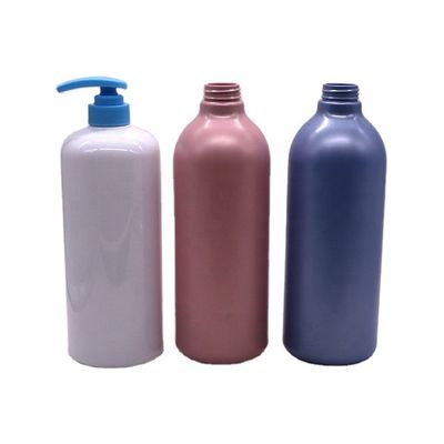 Botas redondas de 1000 ml de capacidad para lavar el cuerpo con lociones de color personalizadas
