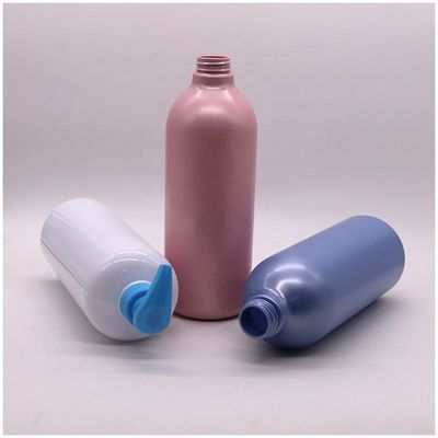 Botas redondas de 1000 ml de capacidad para lavar el cuerpo con lociones de color personalizadas