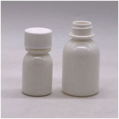 Contenedores de medicamentos líquidos de tipo HDPE de tipo 60 ml/2 oz de color blanco opaco sellados contra el ultravioleta