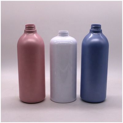 Botas redondas de 1000 ml de capacidad para lavar el cuerpo con lociones de color personalizadas