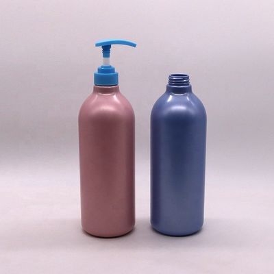 Botas redondas de 1000 ml de capacidad para lavar el cuerpo con lociones de color personalizadas