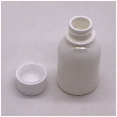 Contenedores de medicamentos líquidos de tipo HDPE de tipo 60 ml/2 oz de color blanco opaco sellados contra el ultravioleta