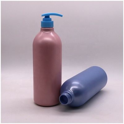 Botas redondas de 1000 ml de capacidad para lavar el cuerpo con lociones de color personalizadas
