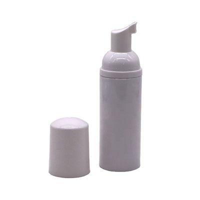 Botellas de espuma de plástico blanco Bomba para limpiador facial PET Botella de dispensador de espuma de mousse