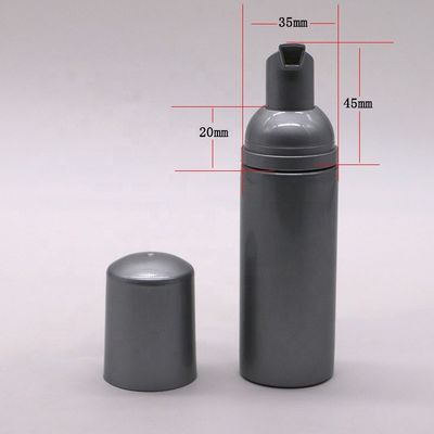 Botellas de espuma de plástico blanco Bomba para limpiador facial PET Botella de dispensador de espuma de mousse