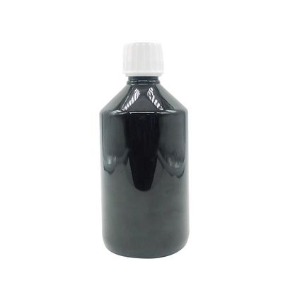 Material de collar PET Medicina líquida Contenedor de suplemento vitamínico con tapa a prueba de niños