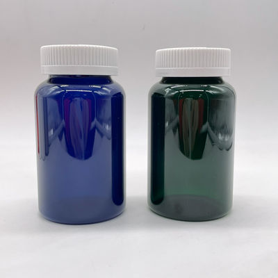 Etiquetas de color personalizadas pegatinas PET plástico 225ml 7.5oz contenedor de medicamentos con tapa