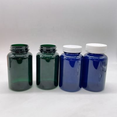 Etiquetas de color personalizadas pegatinas PET plástico 225ml 7.5oz contenedor de medicamentos con tapa