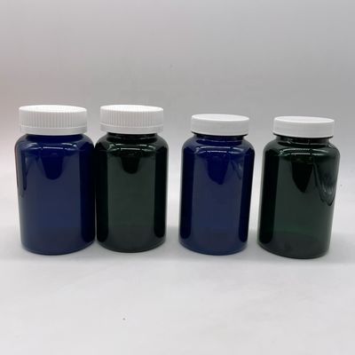 Etiquetas de color personalizadas pegatinas PET plástico 225ml 7.5oz contenedor de medicamentos con tapa