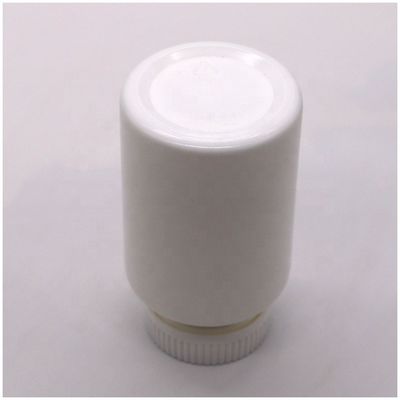 Vial redondo de plástico HDPE de 275 ml con tapa a prueba de niños para la organización de tabletas y cápsulas