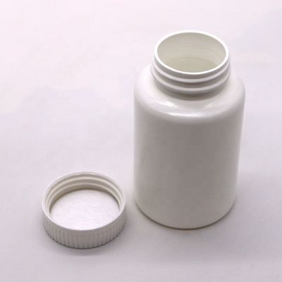 Vial redondo de plástico HDPE de 275 ml con tapa a prueba de niños para la organización de tabletas y cápsulas