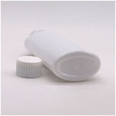 Botella de enjuague bucal de impresión PET personalizada de 200 ml con tapa blanca y tapa impresa