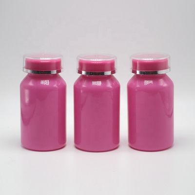 Logotipo personalizado Botella de plástico PET de 150 ml para embalaje de superficie industrial y pastillas