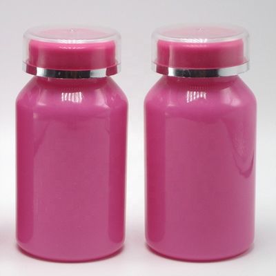 Logotipo personalizado Botella de plástico PET de 150 ml para embalaje de superficie industrial y pastillas