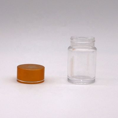 Tabletas de medicamentos de farmacia Contenedor de 30 ml Botella de PS con tapa de aluminio y color personalizado