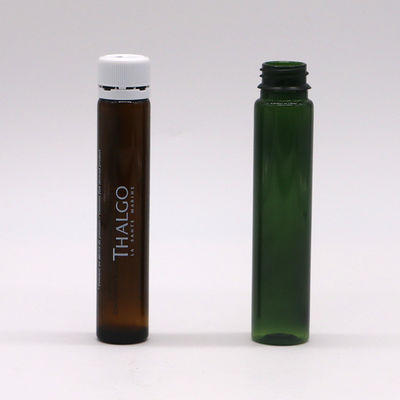 Tapón a prueba de alteraciones 1 oz/30 ml PET Verde Marrón Oral Botella de plástico líquido para envases médicos