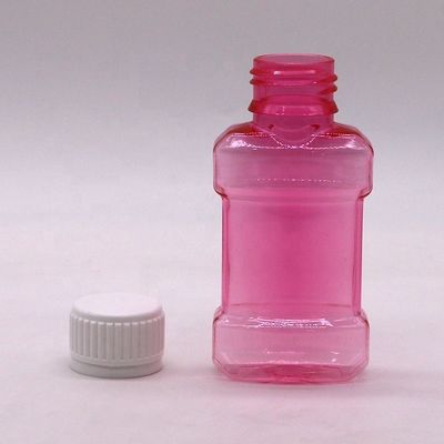 Impresión a color personalizada Botella de plástico PET de 75 mL para lavado bucal