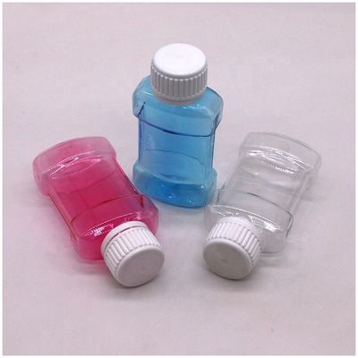 Impresión a color personalizada Botella de plástico PET de 75 mL para lavado bucal