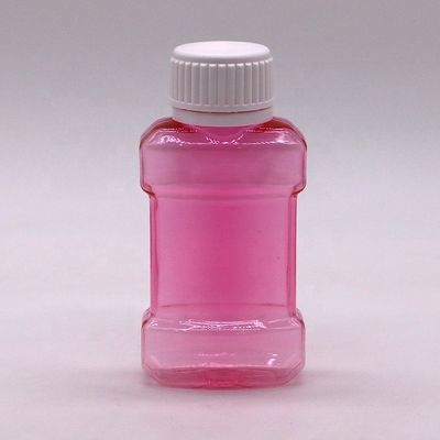 Impresión a color personalizada Botella de plástico PET de 75 mL para lavado bucal