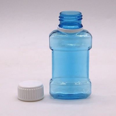 Impresión a color personalizada Botella de plástico PET de 75 mL para lavado bucal
