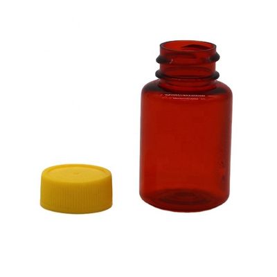 Botella de líquido de plástico PET estéril industrial de 30 ml con diseño a prueba de fugas e inserción