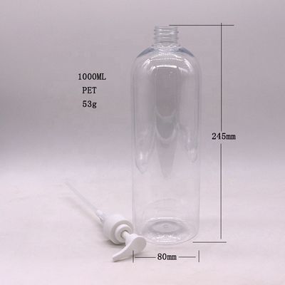Botella de niebla espumosa de plástico de pulverización fina PET de 1L para industrial y planta Mister
