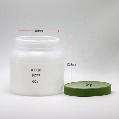 1 litro / 33 oz embalaje de botella de plástico envasado en un frasco de miel de HDPE contenedor vacío para edulcorantes