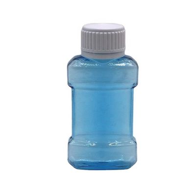Botella de enjuague bucal de plástico líquido PET de 75 mL para enjuague bucal líquido en color personalizado