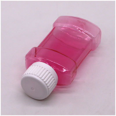 Botella de enjuague bucal de plástico líquido PET de 75 mL para enjuague bucal líquido en color personalizado