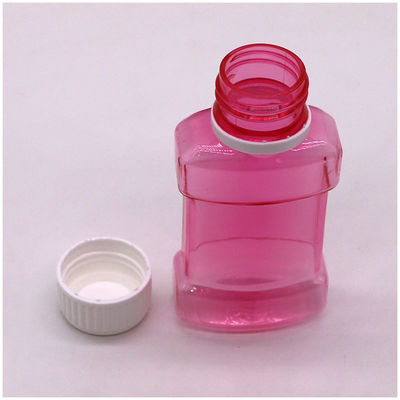 Botella de enjuague bucal de plástico líquido PET de 75 mL para enjuague bucal líquido en color personalizado