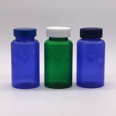 Botellas de pastillas de 250 ml Envases de cápsulas de pastillas de medicamentos con tapas a prueba de niños hechas de PET