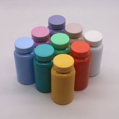 Botella de PET personalizada de 150 ml/5 oz para tabletas/cápsulas/polvo/píldoras y tapa de relieve