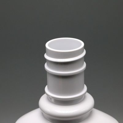 Botella de enjuague bucal de plástico PET de cuello largo 250 ml para envases de enjuague bucal blanco vacío