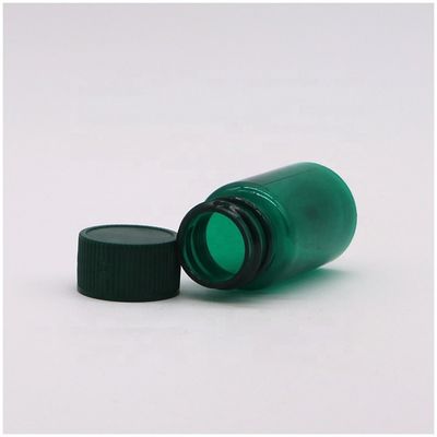 Vial de plástico líquido transparente PET de 20ML/CC con tapa en color y forma redonda personalizados