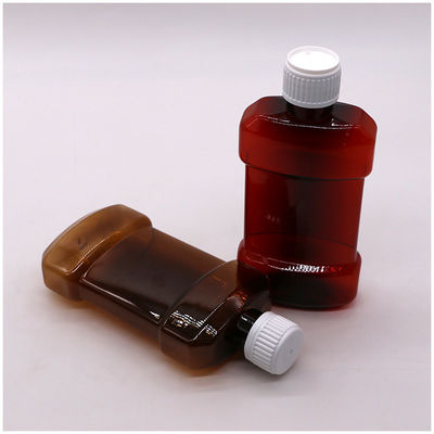 Color personalizable 250 ml de enjuague bucal líquido de PET Tipo de sellado de botellas de plástico