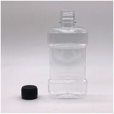 Color personalizable 250 ml de enjuague bucal líquido de PET Tipo de sellado de botellas de plástico