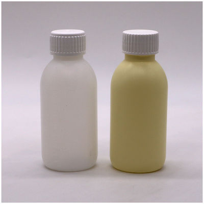 CAP de tornillo 120mL / 4oz botella de jarabe de PE para el embalaje de líquido de medicina de color personalizado